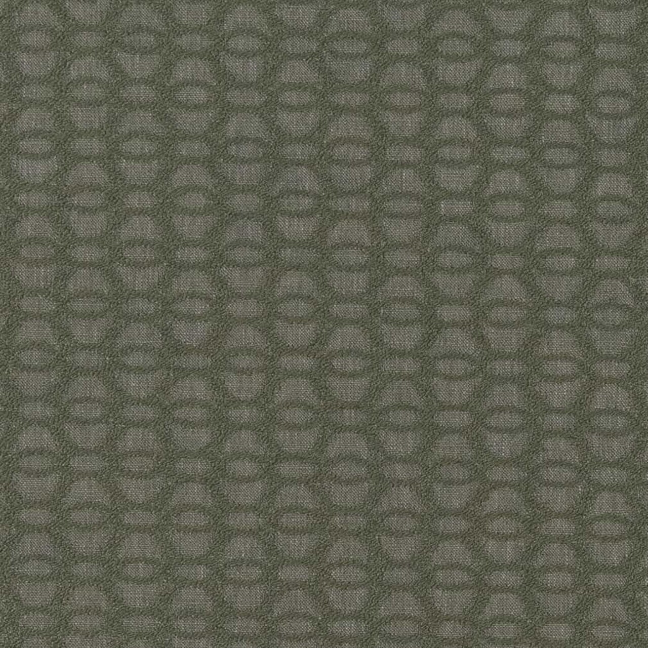 Green Abstract Geometric Woven Pattern Upholstery Fabric by The Yard - SKU: Lydell Seaweed